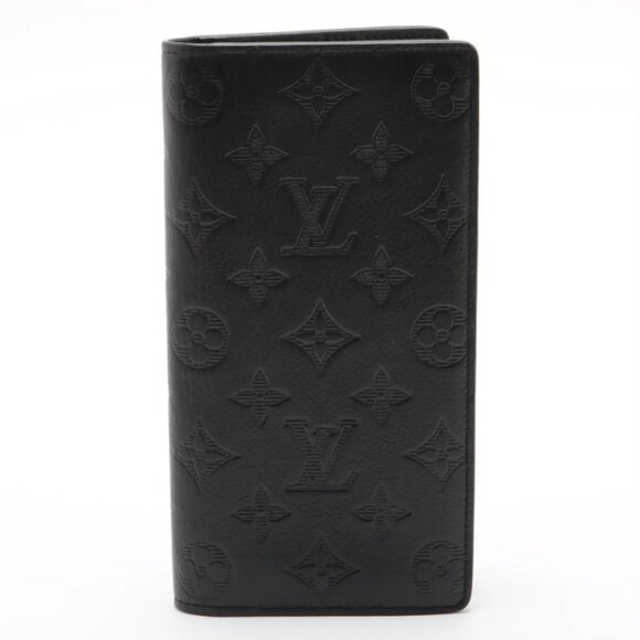 Louis Vuitton Monogram Shadow Brazza Wallet Noir - Picture 1 of 9